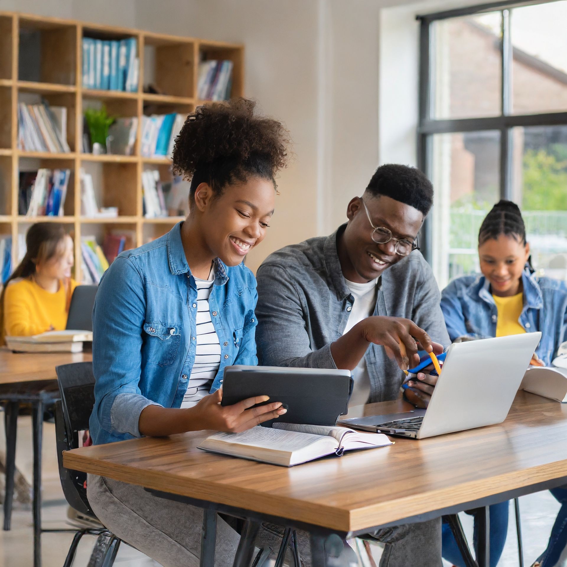 Students Studying